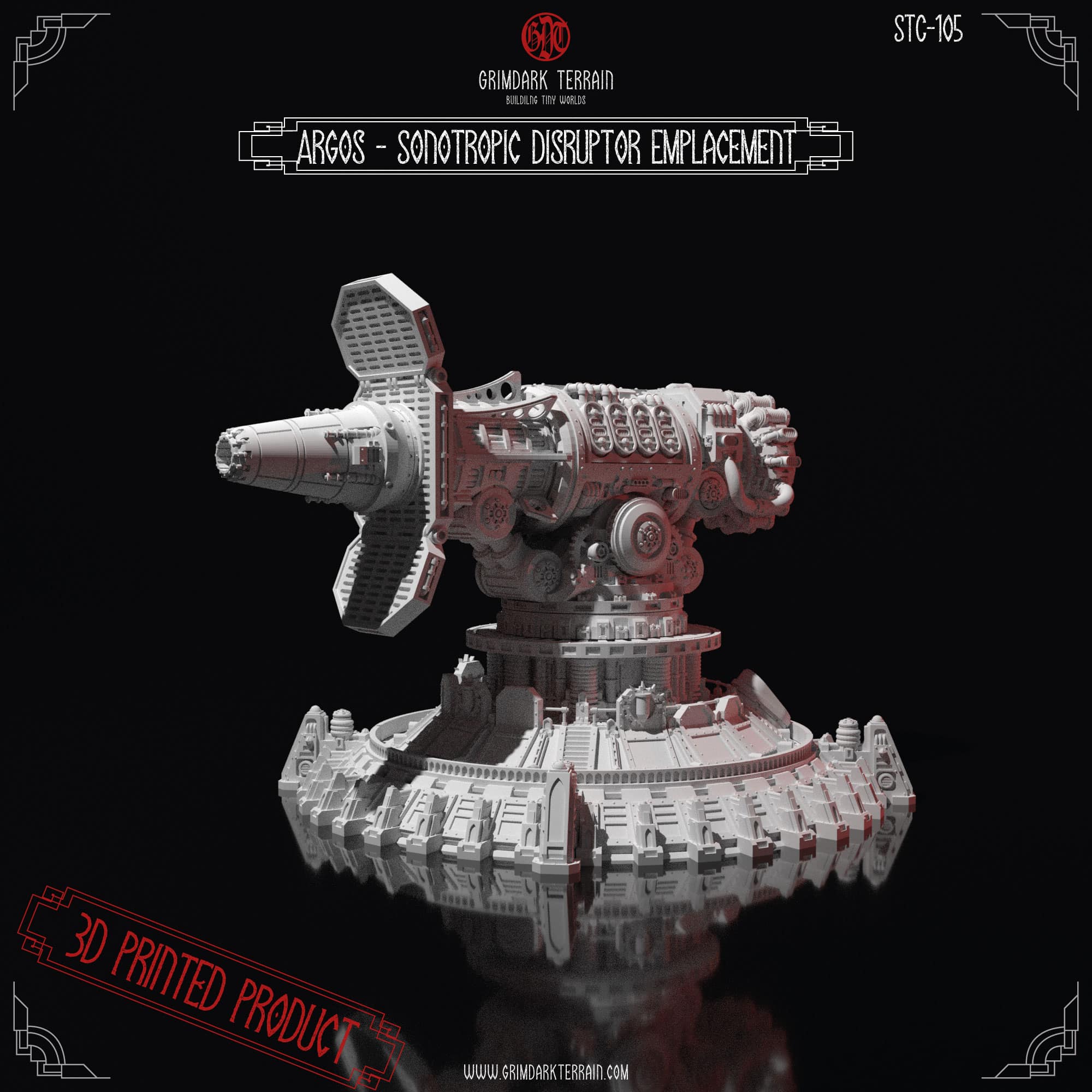 grimdark terrain sonotropic disruptor emplacement